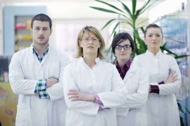 Pharmacy drugstore team