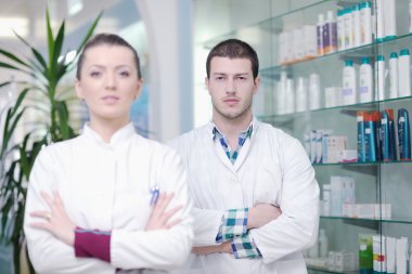 Pharmacy drugstore team