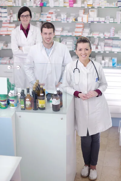 Gyógyszertár-gyógyszertár csapat — Stock Fotó