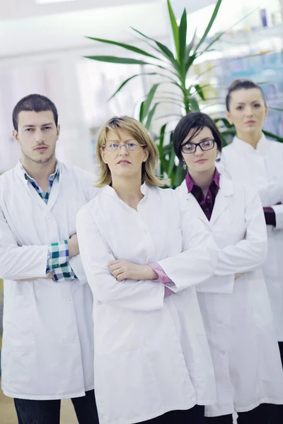 Pharmacy drugstore team — Stock Photo, Image