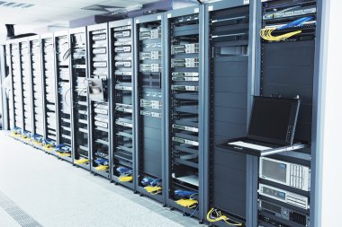 Network server room clipart