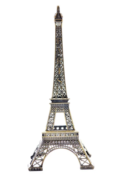 Torre París eiffel modelo aislada — Foto de Stock