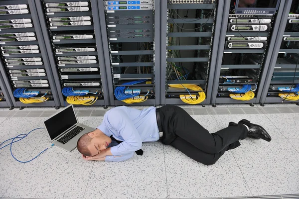 stock image System fail situation in network server room