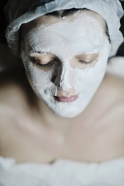 Kadın kozmetik Studio yüz maskesi — Stok fotoğraf