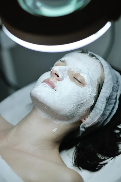 Kadın kozmetik Studio yüz maskesi — Stok fotoğraf