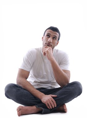 Portrait of relaxed young man