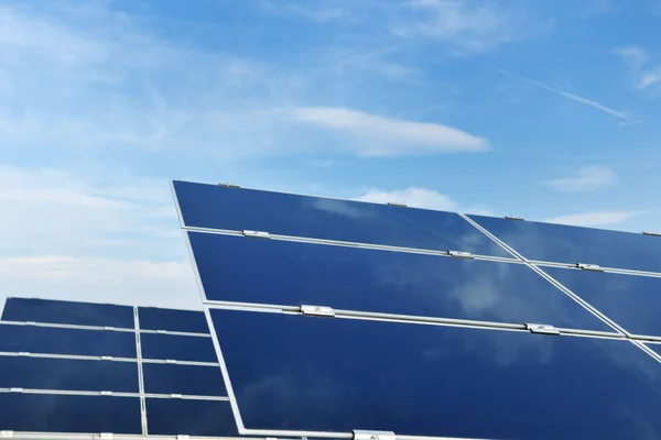 太阳能电池板可再生能源领域 — 图库照片