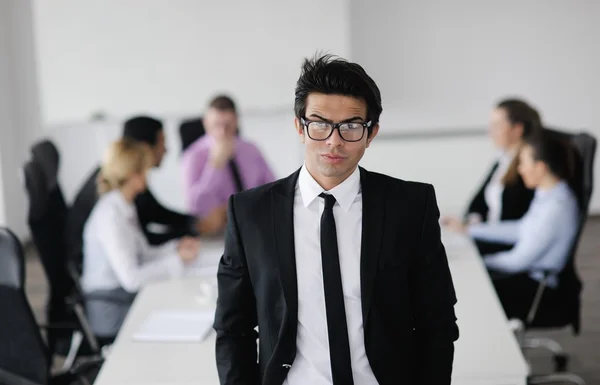 Young business man at meeting — Stock Photo, Image