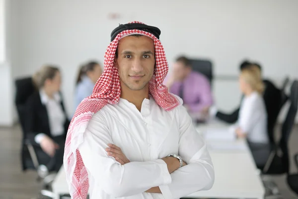 Arabic business man at meeting — Stock Photo, Image