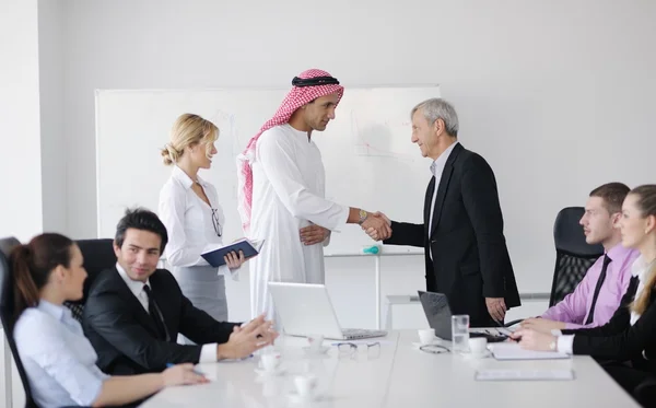 Arab üzletember találkozó — Stock Fotó