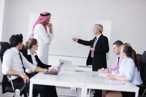 Arabic business man at meeting — Stock Photo, Image