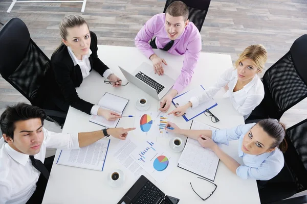Group of young business at meeting Stock Photo