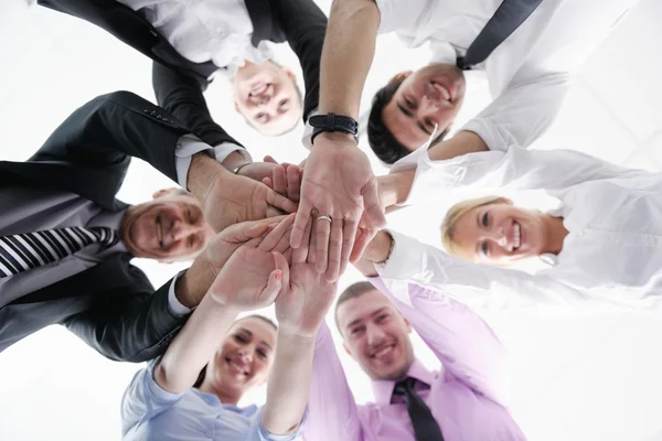 Business group joining hands — Stock Photo, Image