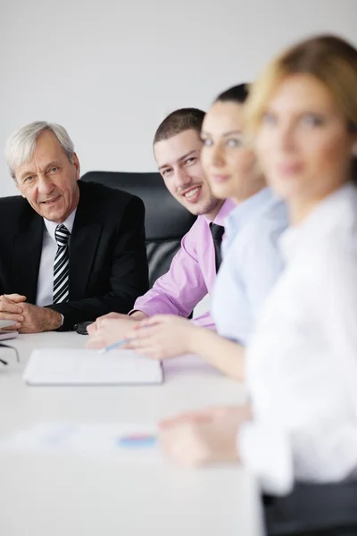 Affärsgrupp på möte — Stockfoto