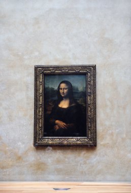 Mona lisa portrait clipart