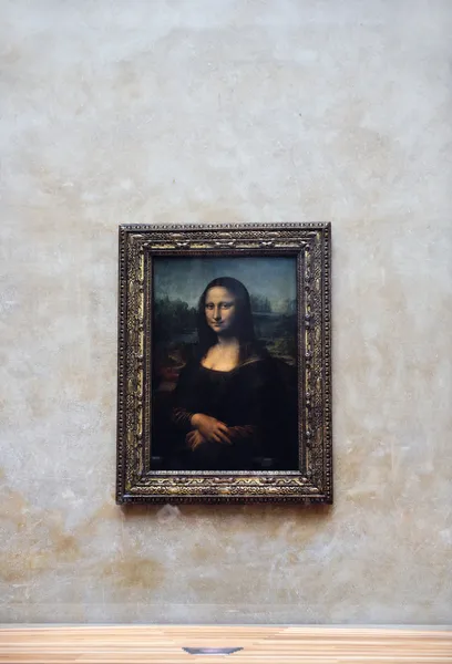 Retrato de Mona lisa — Fotografia de Stock