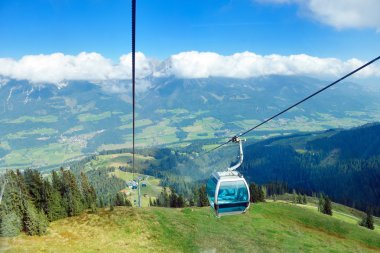 Avusturya tirol Alpleri'nin yaz, panoramik görünüm