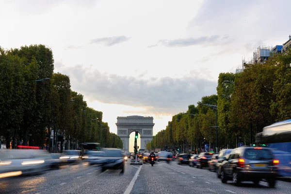 Тріумфальна арка, Париж, Франція — стокове фото