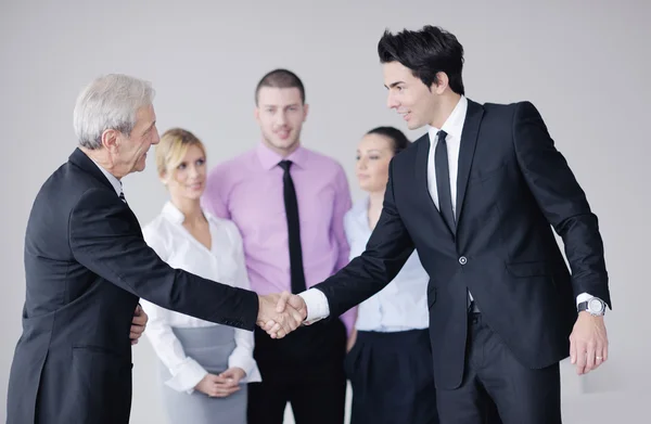 Grupo de empresas sobre la reunión — Foto de Stock