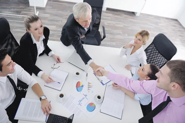Business group on meeting Stock Image