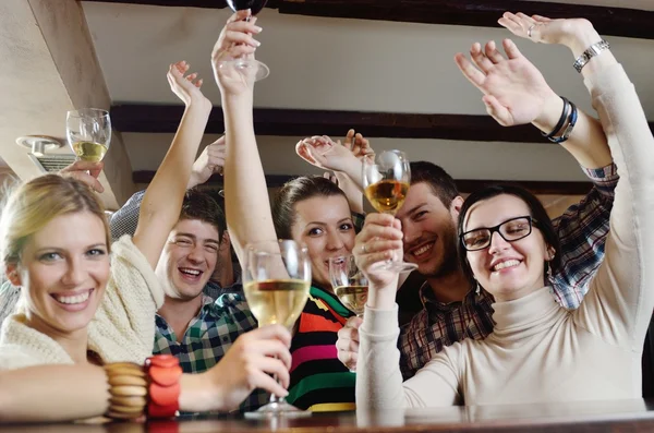 stock image Group of happy young