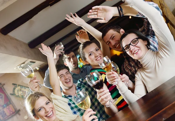 Group of happy young — Stock Photo, Image