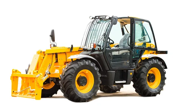 Nuevo tractor amarillo — Foto de Stock