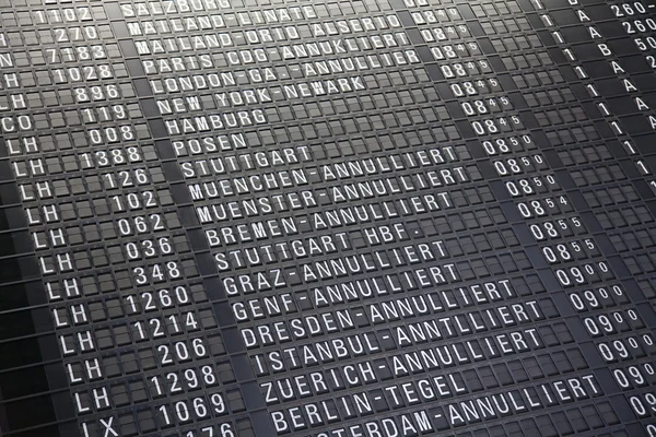 Timeboard repülőtér — Stock Fotó