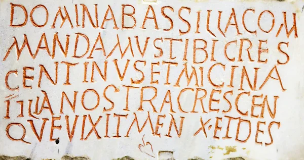 Lateinische Schrift — Stockfoto
