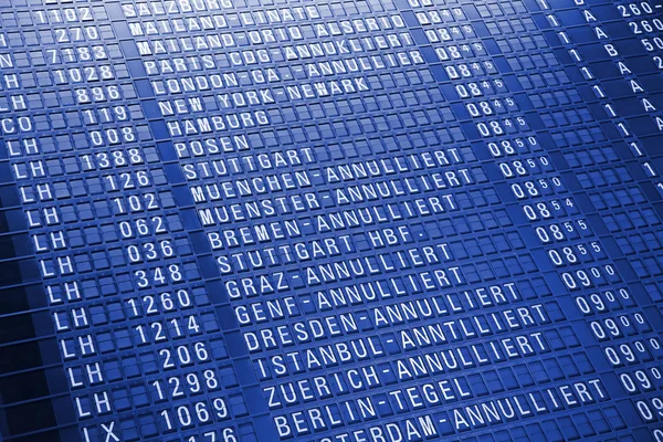 stock image Airport timeboard