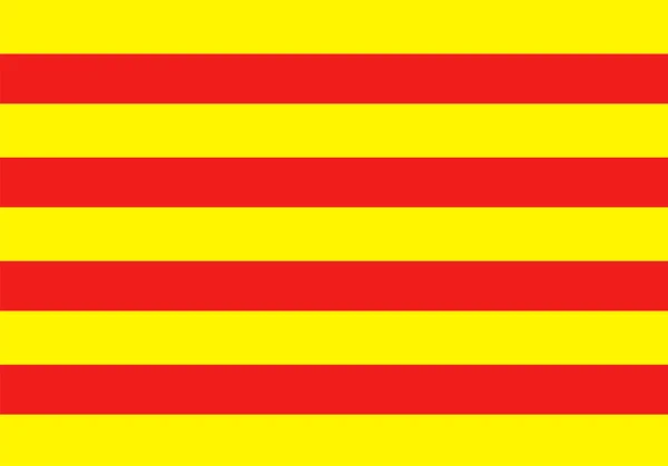 Katalánsko vlajka — Stock fotografie