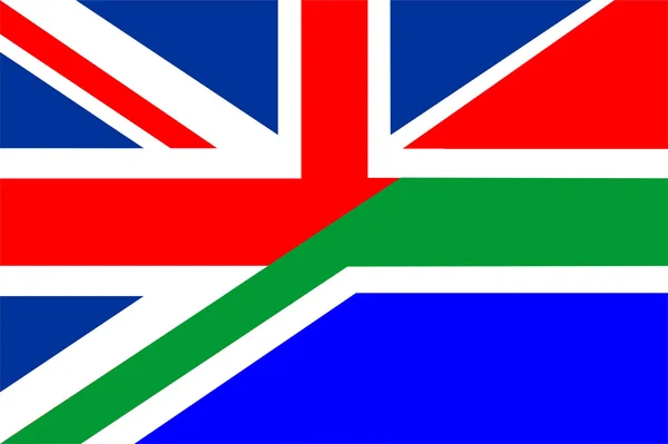 南非英国国旗 — 图库照片