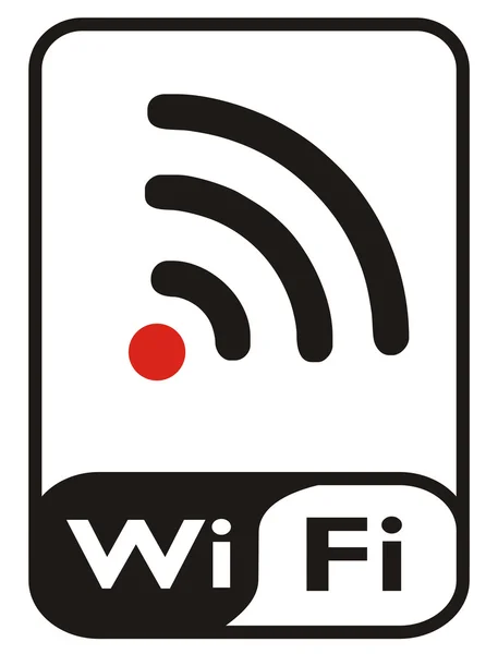 Знак Wi-Fi — стоковое фото