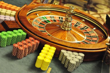 Roulette wheel clipart