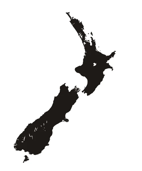 Új-Zéland Térkép — Stock Fotó