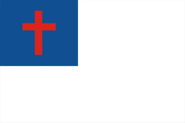 Křesťanská vlajka — Stock fotografie