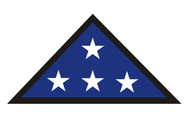 Memorial vlag — Stockfoto