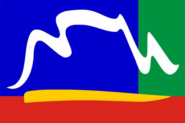 Flaga Kapsztadu — Zdjęcie stockowe