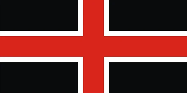 Flaga Durham — Zdjęcie stockowe