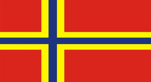 Orkneyöarnas flagga — Stockfoto