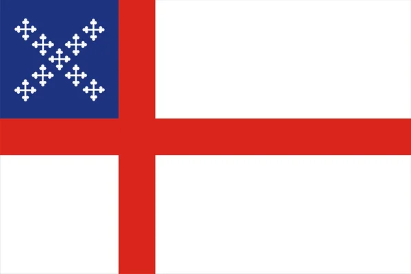 Bandera episcopal — Foto de Stock