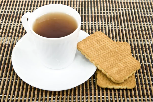 Tea and biscuits. — Stock Photo, Image