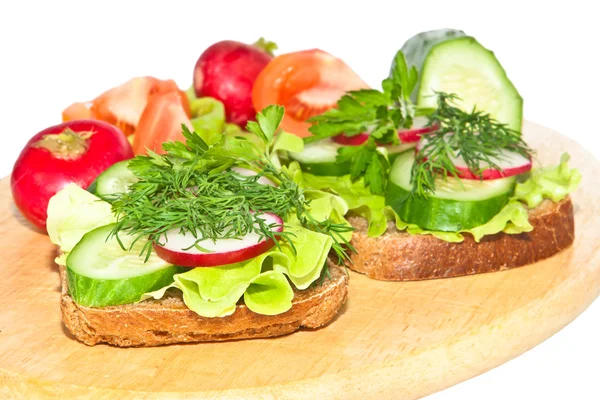Dietary sandwiches. — Stock Photo, Image