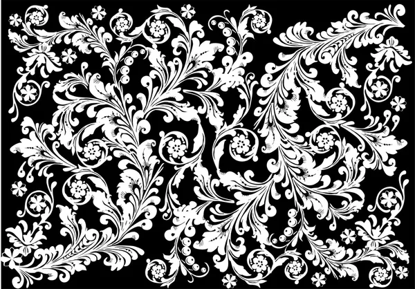 Motif de fond blanc bouclé — Image vectorielle