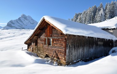 dağ manzarası, braunwald, İsviçre