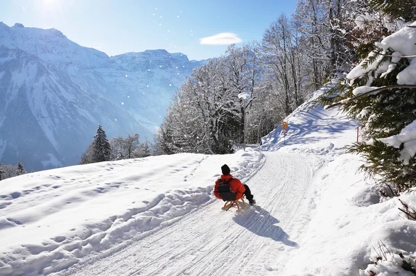 브라운 발트, 유명한 스위스 스키 리조트 — 스톡 사진