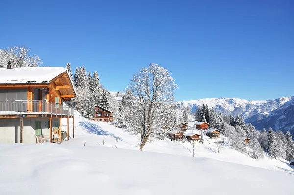 Braunwald, famosa estación de esquí suiza —  Fotos de Stock