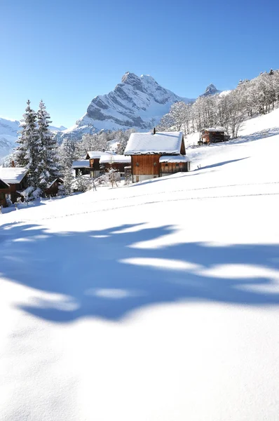 Paisaje alpino. Suiza — Foto de Stock