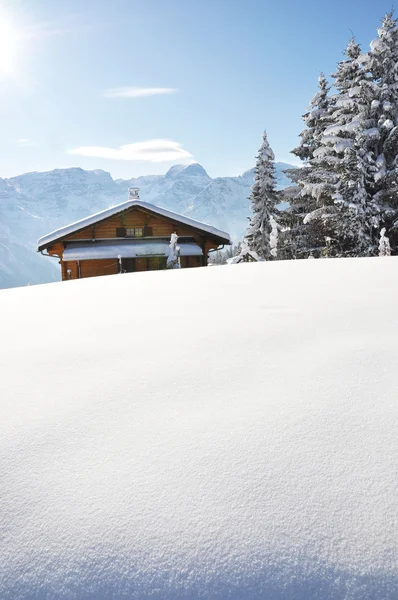 Cenário alpino. Suíça — Fotografia de Stock