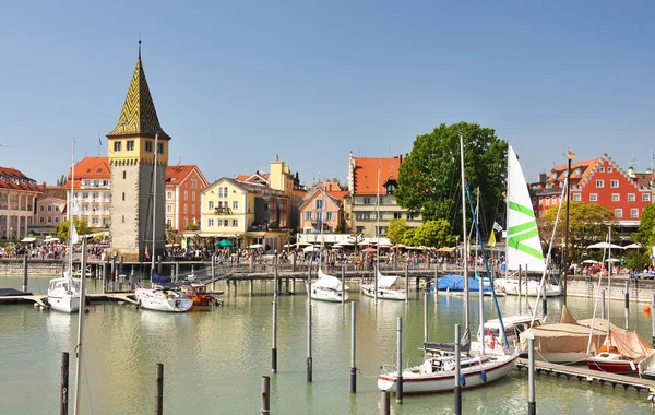 stock image Port of Lindau island, Germany